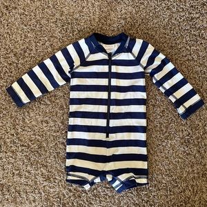 6-12mo Long Sleeve Rash Guard Swimsuit